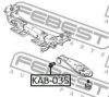 FEBEST KAB-035 Control Arm-/Trailing Arm Bush